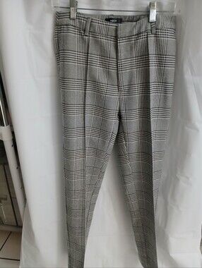 Black and Gray Plaid Dress Pants Size SMALL